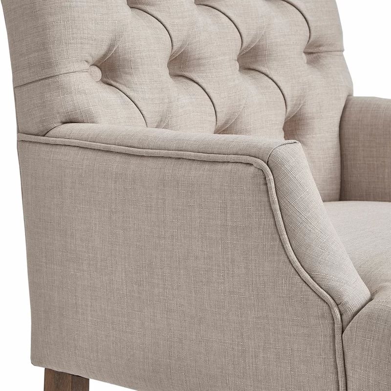 Lila Tufted Solid Back Arm Chair | Wayfair North America