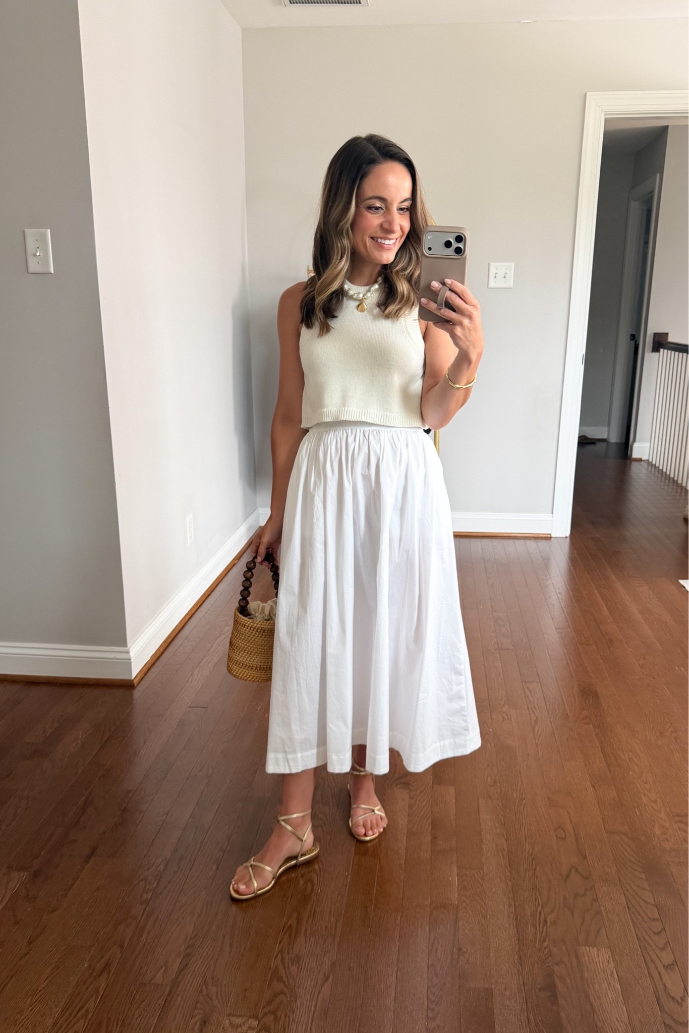 A look at the sweater vest that goes with the layered dress, styled with a skirt! 

Skirt (J.Crew Factory): xxs - I went for standard instead of petite. I’ll also share a photo of this skirt in petite in a print. 
Top (Anthropologie): petite xxs - comes with a dress

#LTKPetite