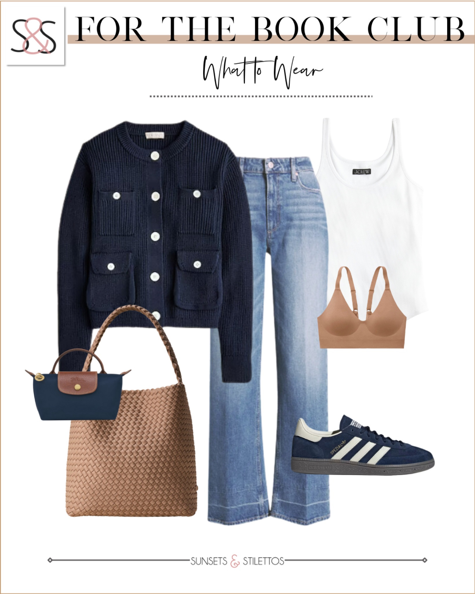 A lady jacket with jeans is an amazing spring look! Pair with polished Adidas sneakers for a casual workwear, vibe or travel outfit!

Sunsets and Stilettos, wide leg, jeans, adidas sneakers 

#LTKWorkwear #LTKTravel #LTKOver40