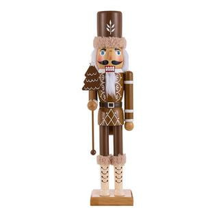 15.75" Gingerbread Nutcracker with Tree by Ashland® in White | Michaels® | Michaels Stores