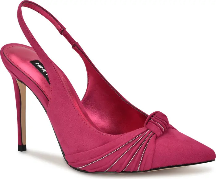Nine West Faive Slingback Pointed Toe Pump (Women) | Nordstromrack | Nordstrom Rack
