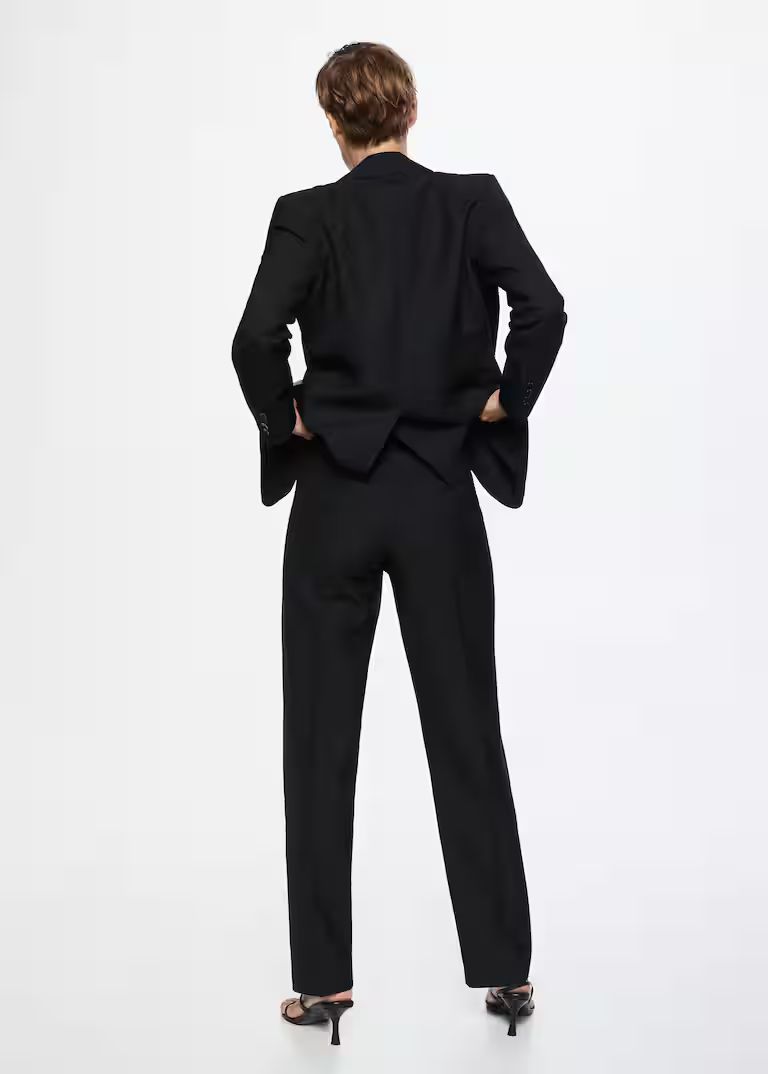 Wool suit trousers -  Women | Mango United Kingdom | MANGO (UK)