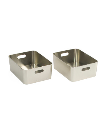 2pk 12x16x6 Patton Kitchen Bins | TJ Maxx