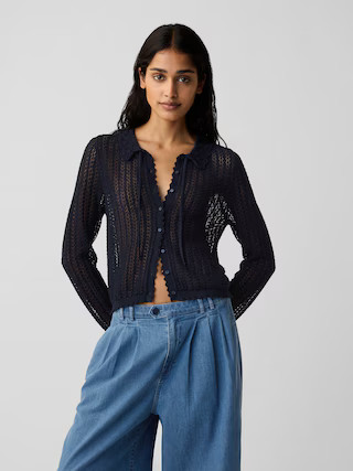 Gap × DÔEN Linen-Blend Cardigan | Gap (US)