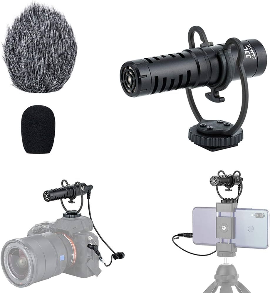 JJC Camera Shotgun Microphone Mic for Sony ZV-1 II ZV1 ZV-E1 ZV1F A6700 A6400 A6300 Canon M50 V10... | Amazon (US)