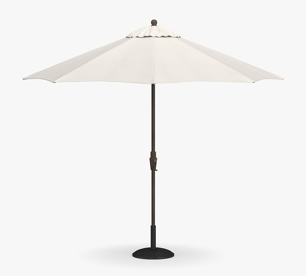 9' Round Outdoor Patio Umbrella – Rustproof Aluminum Tilt Frame | Pottery Barn (US)