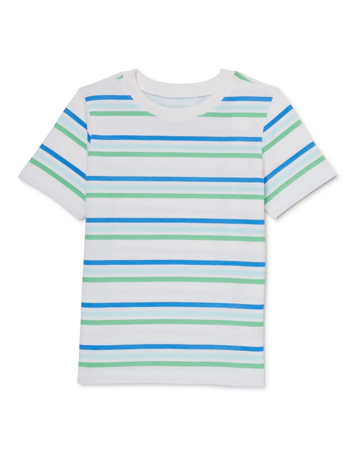 Garanimals Toddler Boy Short Sleeve Striped T-Shirt, Sizes 18M-5T - Walmart.com | Walmart (US)