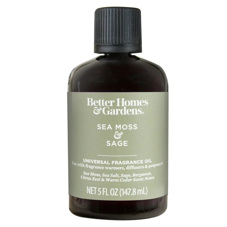 Better Homes & Gardens Universal Fragrance Oil, Sea Moss & Sage Scented, 5 fl oz, for use with Fr... | Walmart (US)