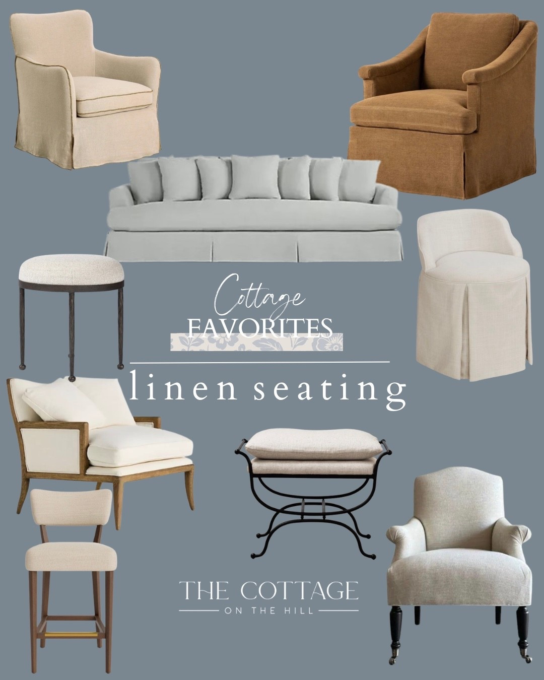 Here is a round up of my favorite linen seating options 

#LTKHome