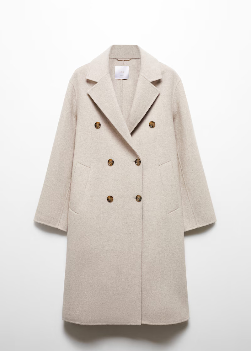 Handmade oversize-wollmantel -  Damen | Mango Deutschland | MANGO (DE)