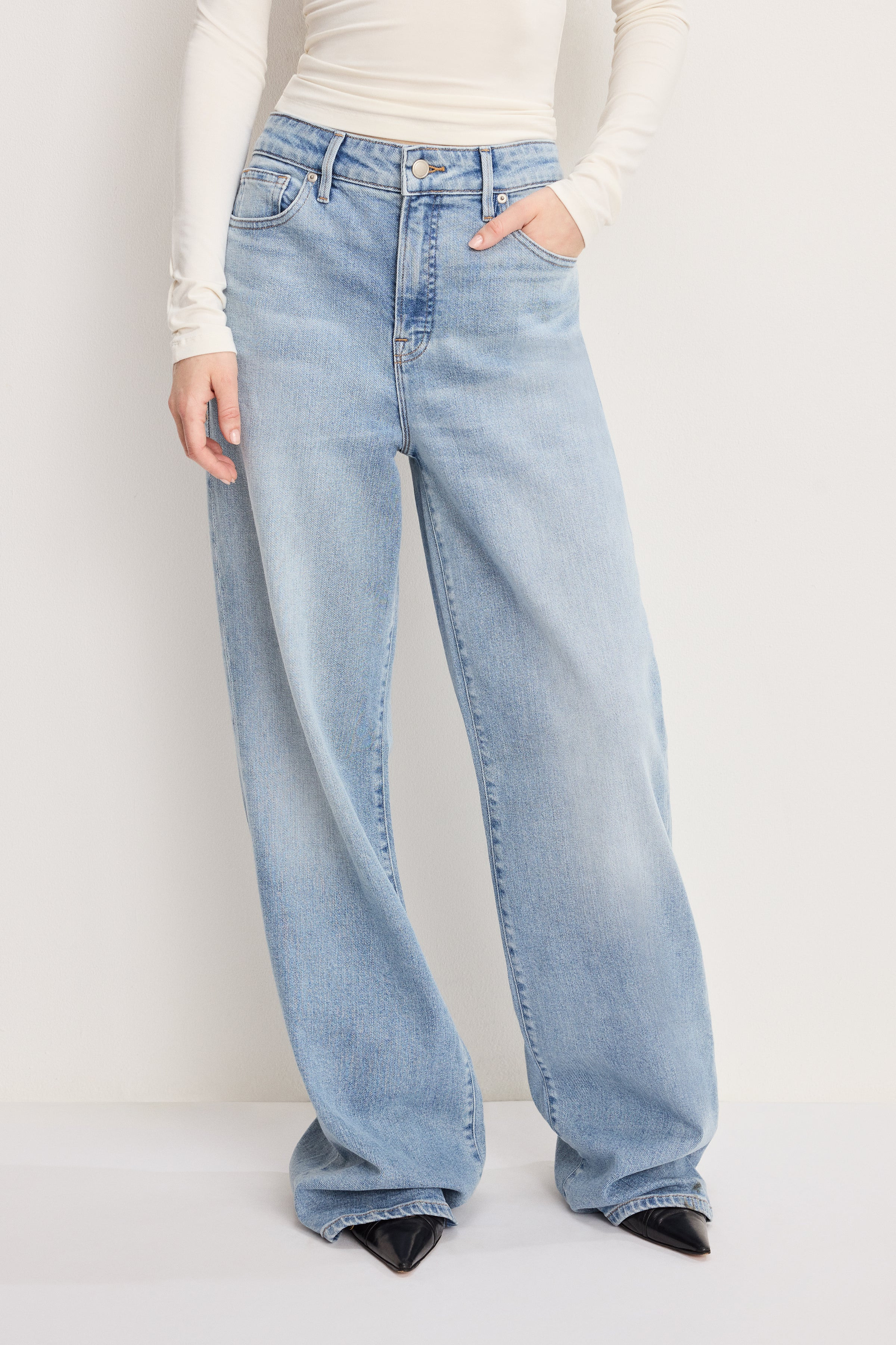GOOD EASE JEANS | INDIGO1215 | Good American