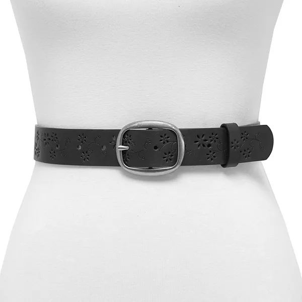 Women's & Plus Size Sonoma Goods For Life® Floral Embossed Belt | Kohl's