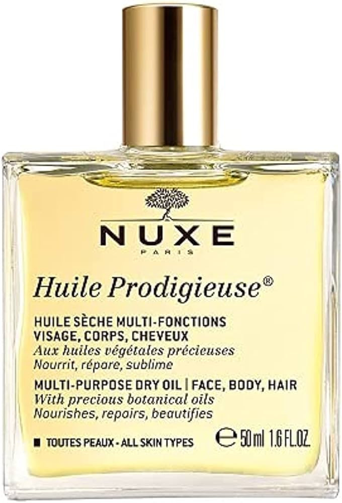 NUXE Huile Prodigieuse Multi-Purpose Dry Oil - Luxurious Radiant Glow and Hydration for Face, Bod... | Amazon (US)