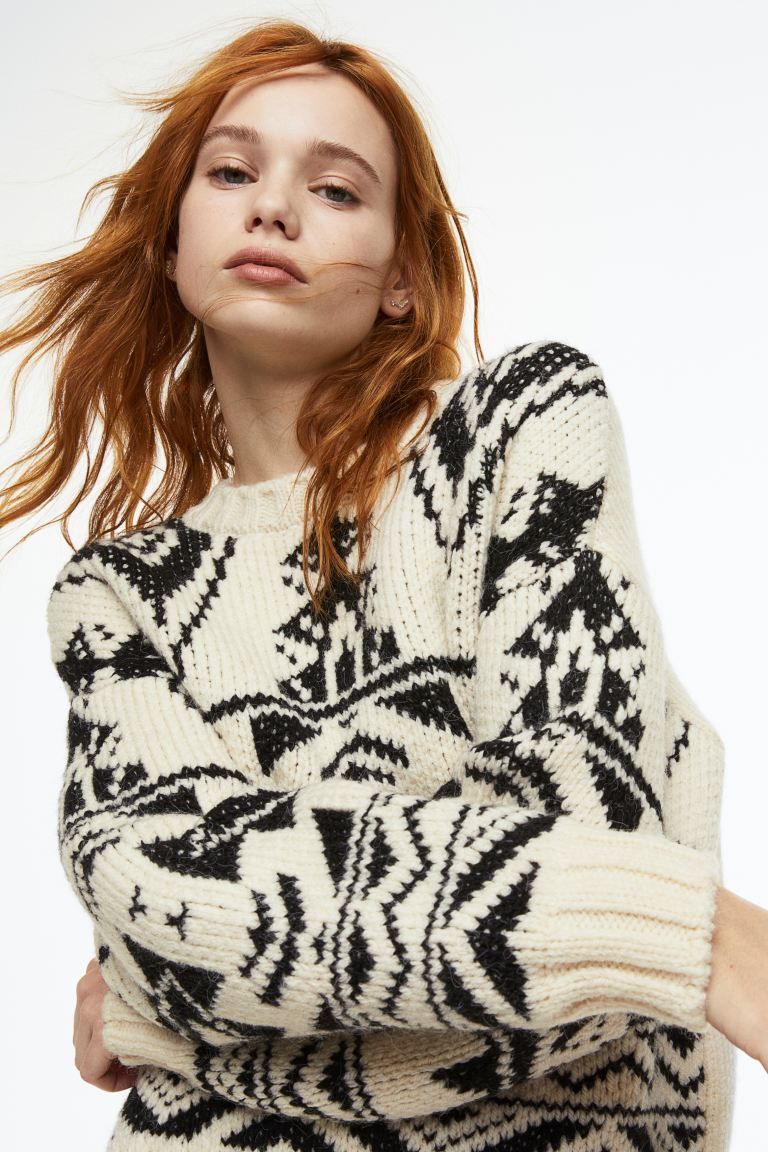 Jacquard-knit jumper | H&M (UK, MY, IN, SG, PH, TW, HK)