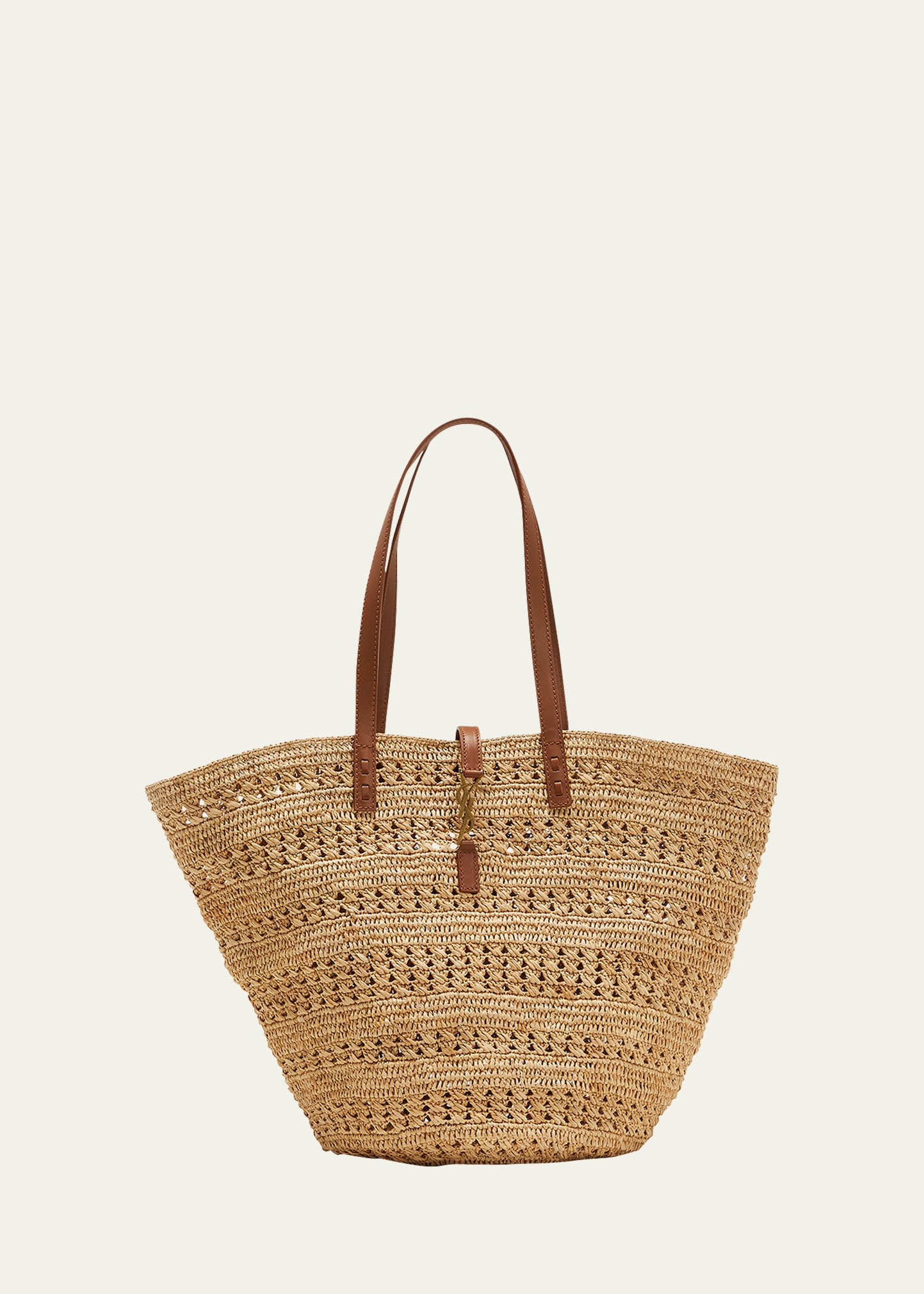Panier Medium Raffia YSL Tote Bag | Bergdorf Goodman