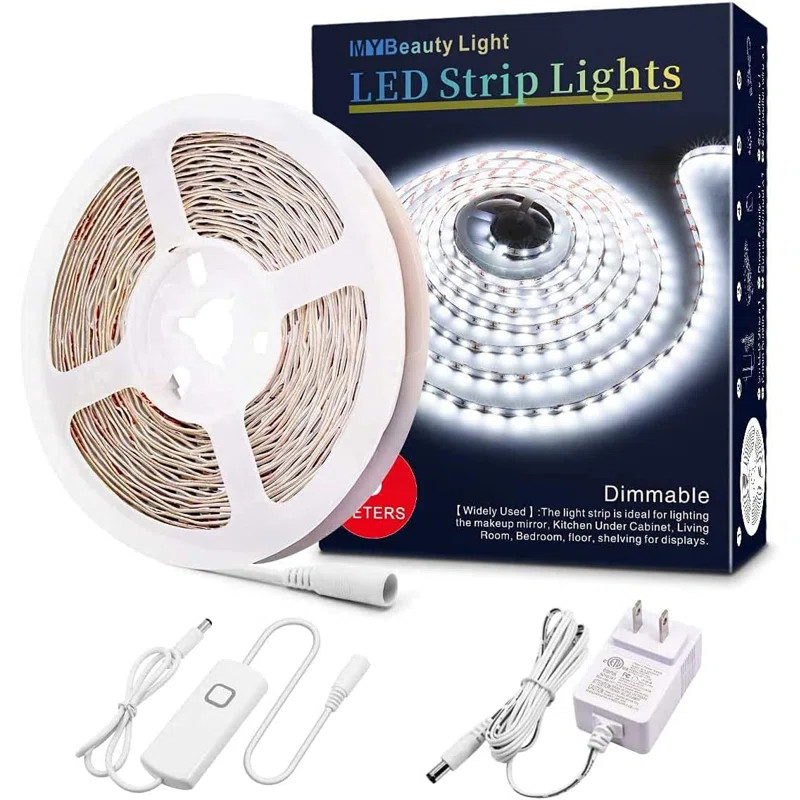 POLAR768c97b 300-Light LED Under Cabinet Strip Light | Wayfair Professional