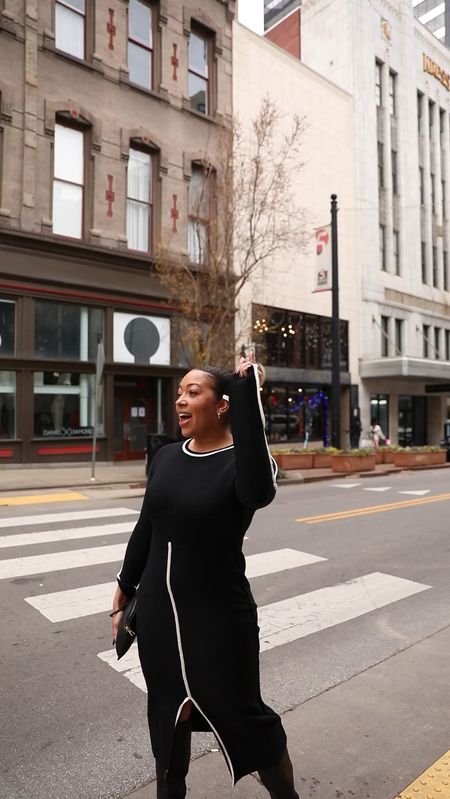 She looks back and thanks God. She looks forward and trust God. She is me. 👋🏽🙌🏽  

This black sweater dress is what you need this season! It will take you through these winter months right on into the Spring! 

Dress: @petalandpup  


#LTKmidsize #LTKfindsunder50 #LTKstyletip