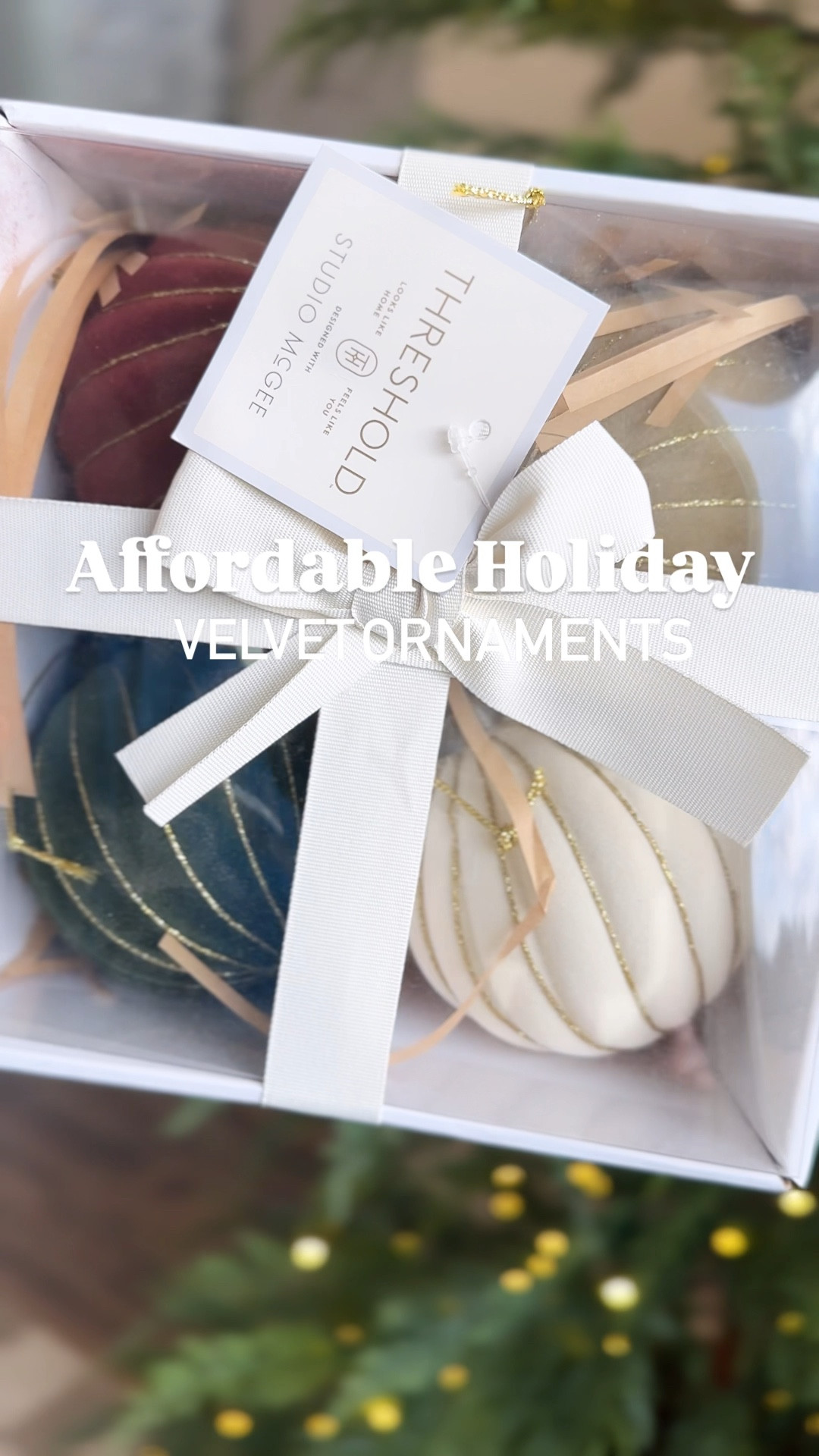 Viral Restock!! The prettiest velvet ornaments I’ve ever seen. 😍 Quality is 10/10 and it is so affordable. 

Studio McGee | Hearth and Hand | Christmas decor | ornaments | Target Christmas 

#LTKHoliday #LTKVideo #LTKSeasonal