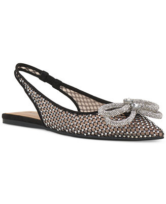 Women's Misiya Embellished Pointed-Toe Slingback Flats, Created for Macy's | Macy's