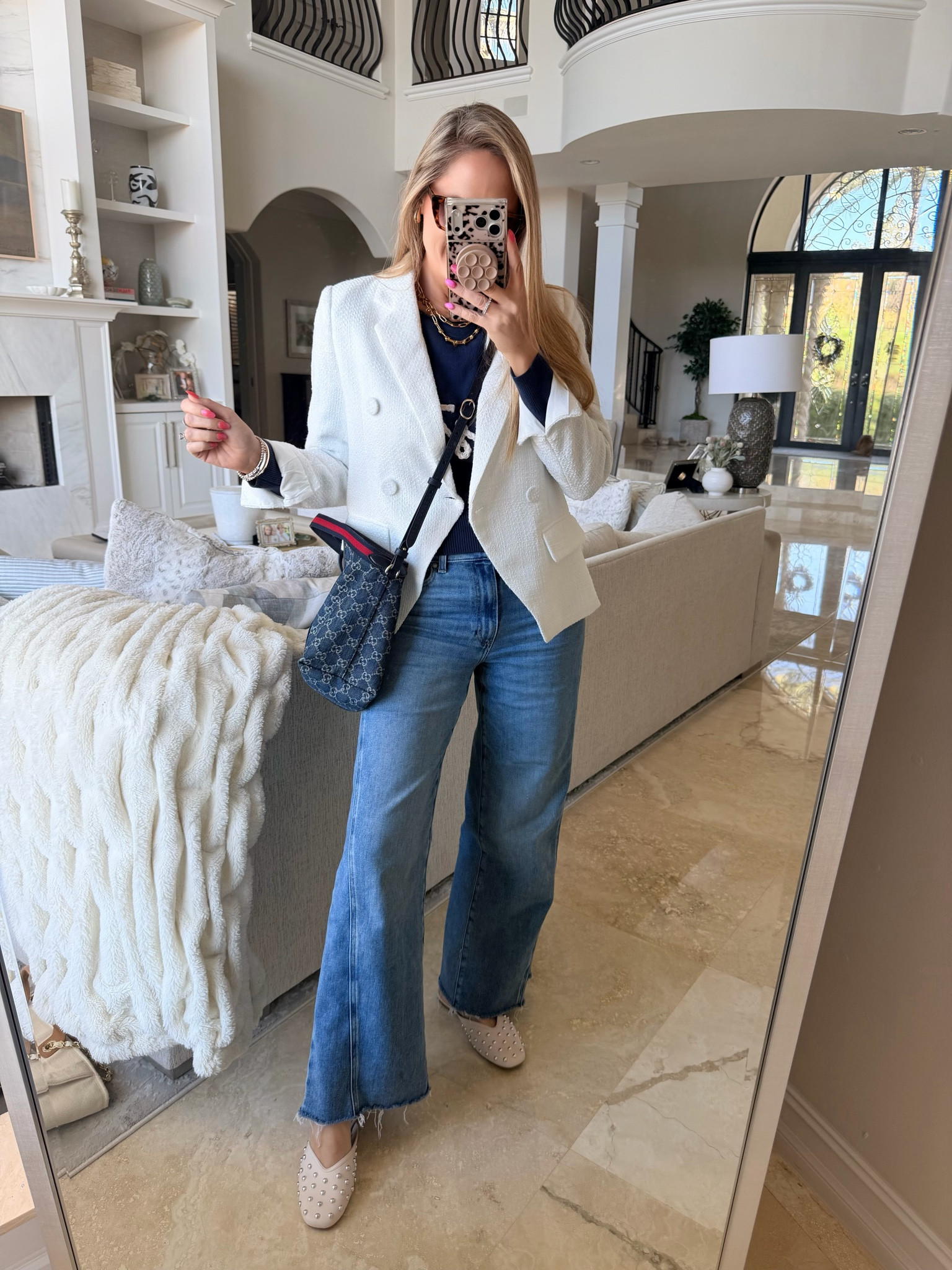 Spring outfit on repeat. This white blazer is so shake. I love it so much for spring and summer. It’s the perfect third piece to add any outfit wearing a size small

#LTKMothersDay #LTKootd #LTKOver40