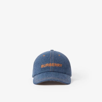 Embroidered Logo Denim Baseball Cap | Burberry (US)
