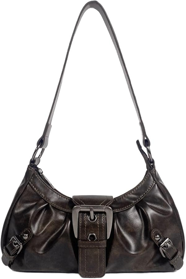 Vintage Purses For Women Small Shoulder Bag Mini Leather purse Y2K Hobo bags | Amazon (US)
