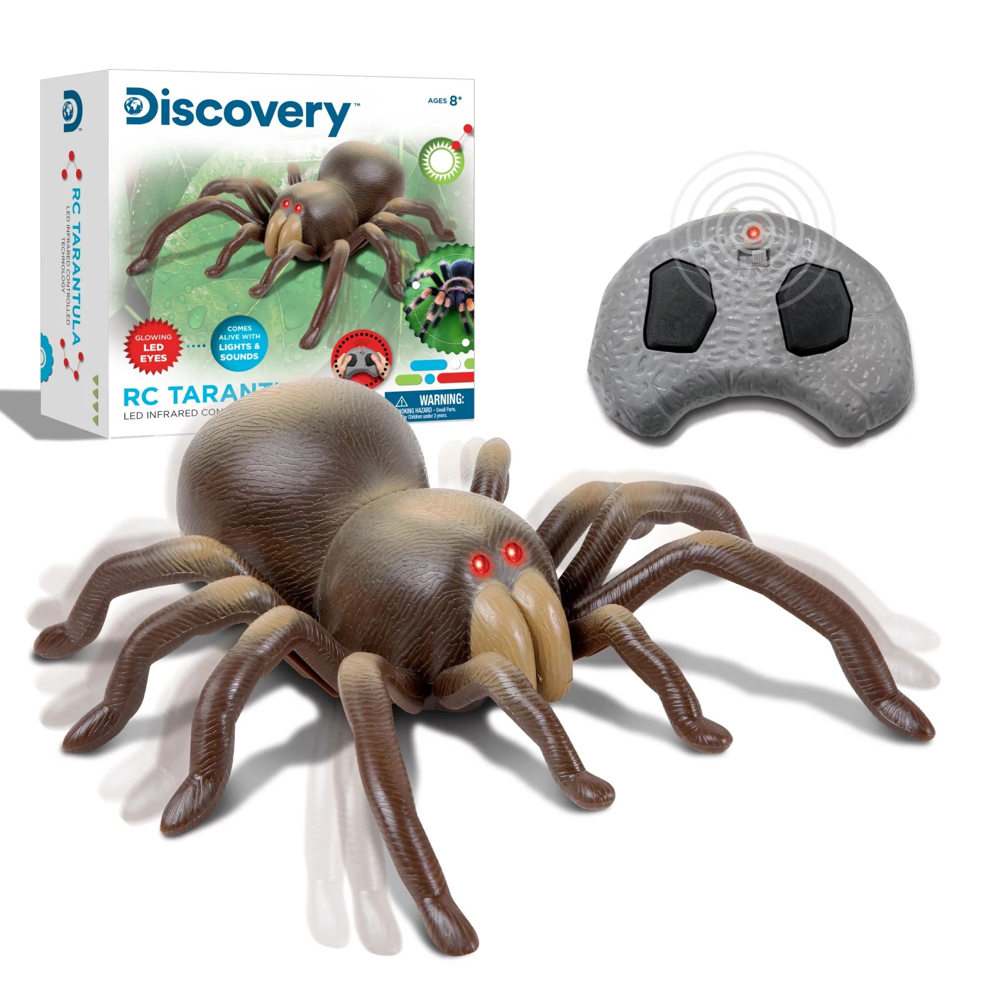 Discovery Kids RC Moving Tarantula Spider, Remote-Control Toy for Kids, Realistic Scurrying Movem... | Walmart (US)