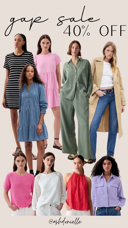 Gap 40% off sale - gap sale - 40% gap - spring gap - gap spring arrivals - spring fashion - spring outfit ideas - gap fashion - spring dresses - spring tops 

#LTKstyletip #LTKsalealert #LTKSeasonal
