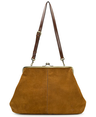 Patricia Nash Extra Large Suede Serafina Frame Kiss-Lock Bag - Macy's | Macy's