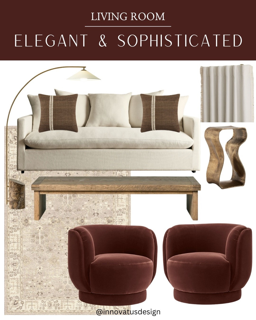 An elegant and sophisticated living room couldn’t be easier than with this rustic modern farmhouse look that provides an elegant living room  

#LTKSeasonal #LTKHome #LTKFamily