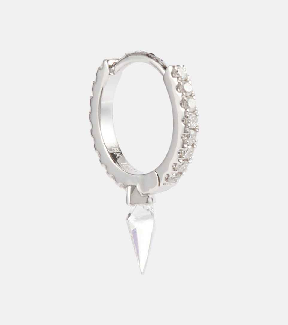 Spike Eternity 18kt gold single earring with diamonds | Mytheresa (US/CA)