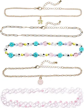 Capelli New York Kids' Assorted Set of Five Necklaces | Nordstrom | Nordstrom