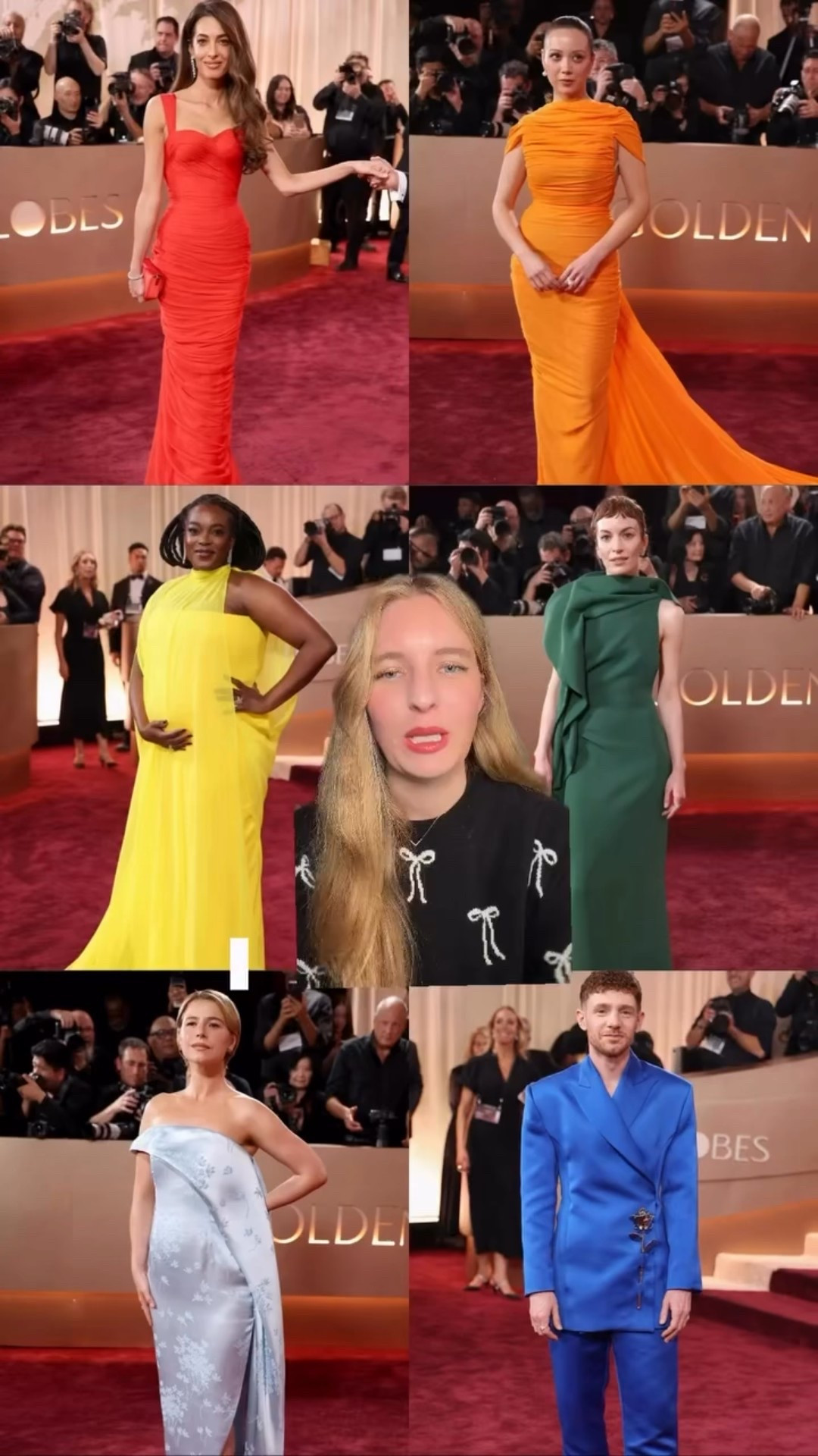 It’s the Golden Globes! Let’s chat all the standout looks from the red carpet 💃 and discover some red carpet-worthy dresses to shop for yourself! #goldenglobes #redcarpet 