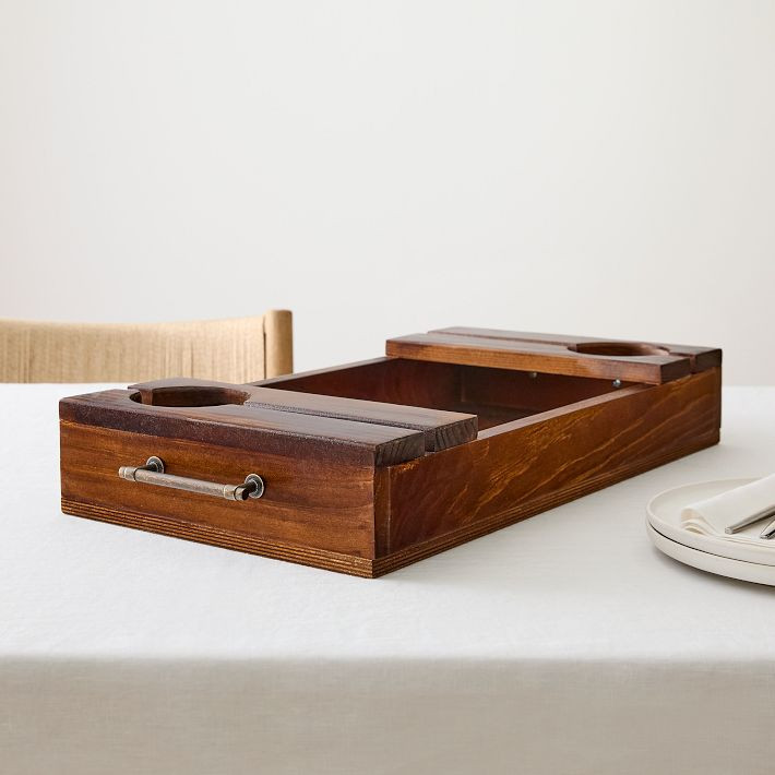 StoneWon Designs Co. Pine & Birch Wine Serving Tray | West Elm (US)