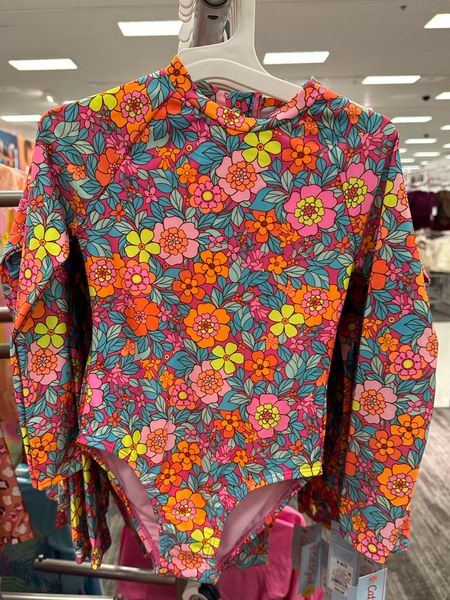New girls swimsuit/ rashguard at Target. Love the floral on this! Perfect for vacation  

#LTKswim #LTKSeasonal #LTKkids