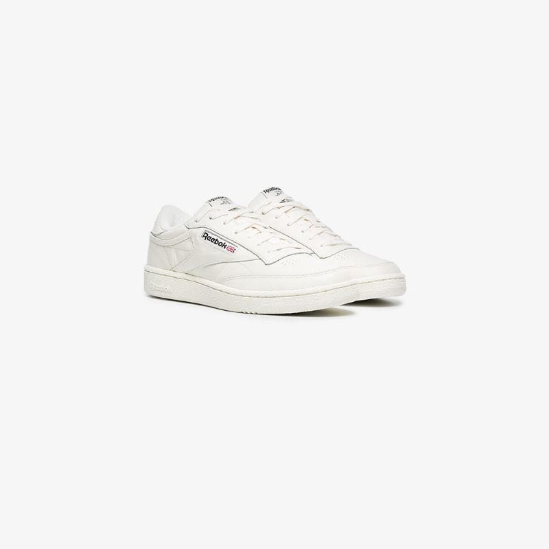 Reebok white Club C 85 leather low-top sneakers | Browns Fashion