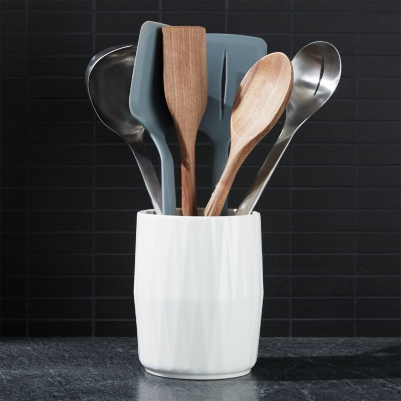 Chef'n 7-Piece Tool Set And Crock + Reviews | Crate & Barrel | Crate & Barrel