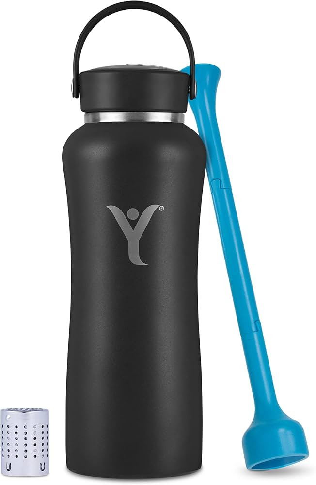 DYLN 32 oz & 40 oz Alkaline Water Bottles | Creates Premium Water up to 9+ pH | Keeps Cold for 24... | Amazon (US)