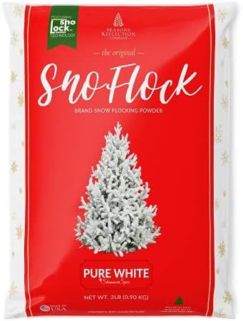 SnoFlock The Original Premium Self-Adhesive Snow Flock Powder with ShimmerSpec | Exclusive Formul... | Amazon (US)