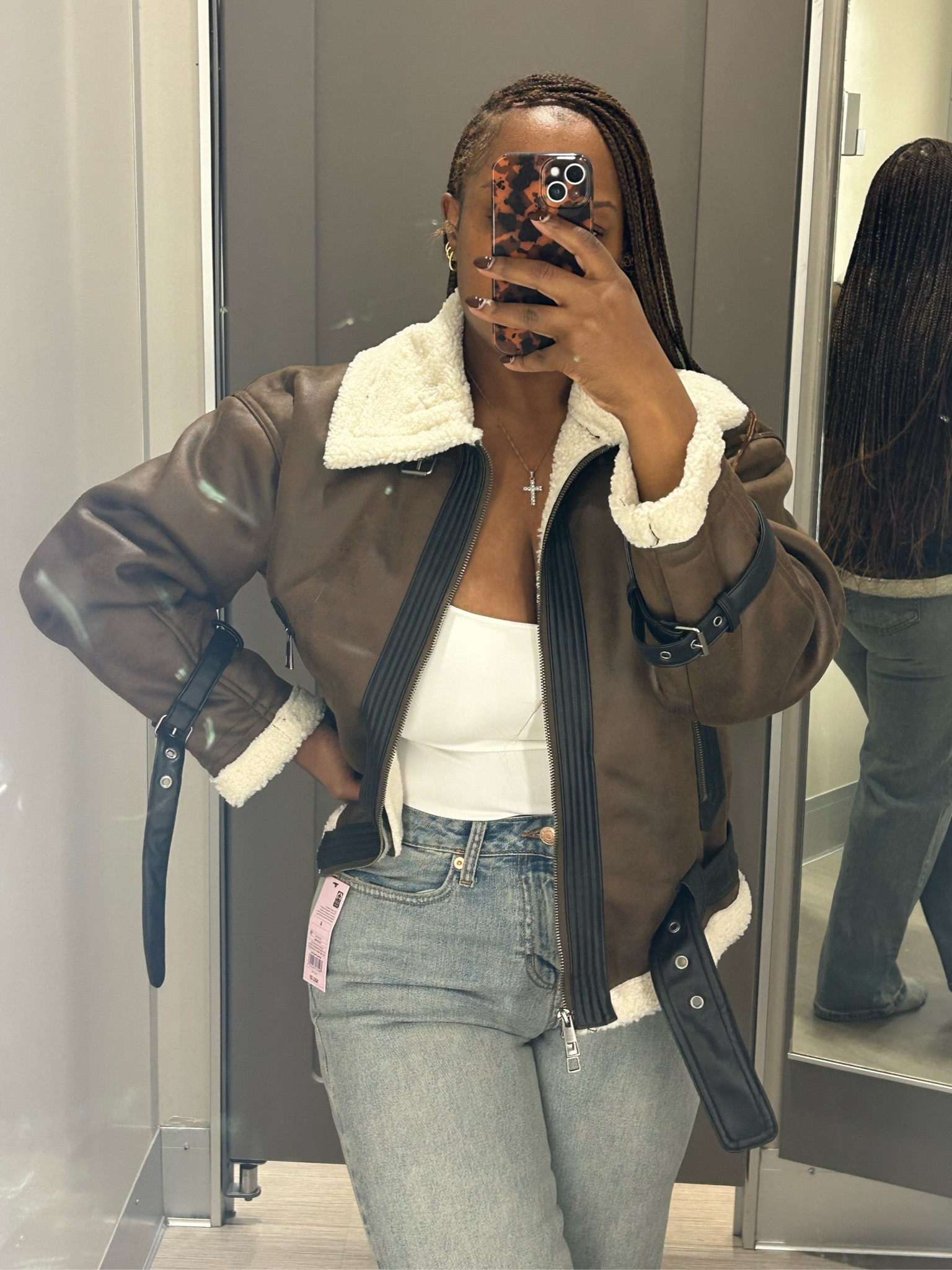 Faux fur Shearling Aviator Jacket

#LTKFindsUnder50 #LTKFindsUnder100 #LTKSeasonal