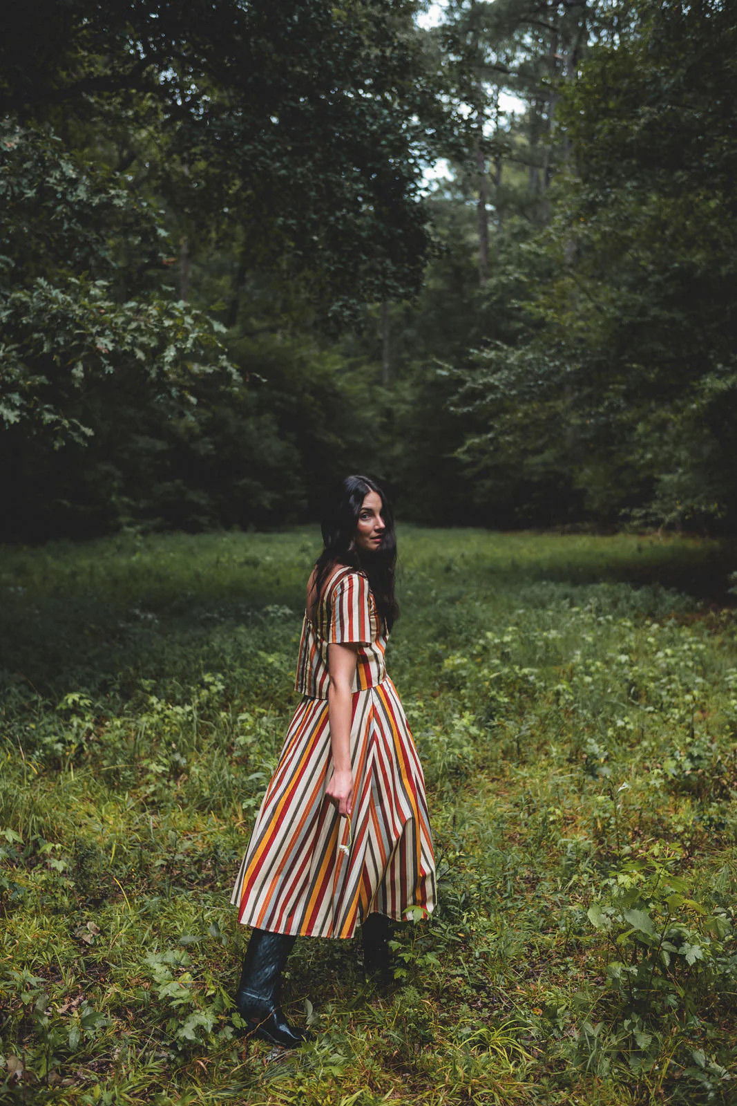 Townes Skirt in Dolce Stripe | Parterre