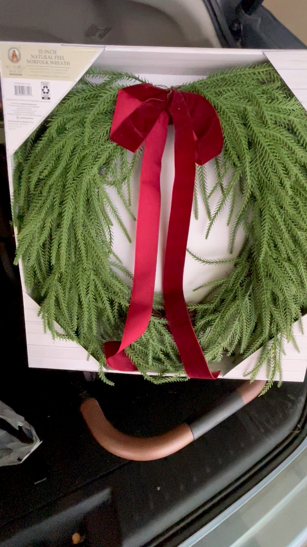 ✨ Holiday greenery that looks so real! ✨ This Evergreen Natural Feel Norfolk Artificial Christmas Wreath 🎄 from Walmart is the perfect timeless piece to style your front door, mantle, or entryway. I love the classic Norfolk pine look paired with the deep red velvet ribbon 🎀 — simple, elegant, and effortlessly festive. At 22 inches, it makes a beautiful statement without being overwhelming.

Best part? It’s artificial but realistic, so you can reuse it year after year while still getting that natural, fresh-cut look 🍃. Perfect for holiday porch decor, Christmas entryway styling, or layered with garland indoors.

Shop this affordable holiday wreath now before it sells out — it’s already a Walmart best seller! 🛒

⸻


Christmas wreath decor 🌟 | Walmart Christmas wreath | artificial Norfolk wreath | preppy holiday home decor | classic Christmas greenery | front door holiday wreath | festive entryway styling | elegant holiday decor


#LTKFindsUnder100 #LTKFindsUnder50 #LTKHome