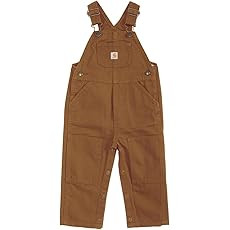 Carhartt Baby Boys' Canvas Overall Flannel Lined | Amazon (US)