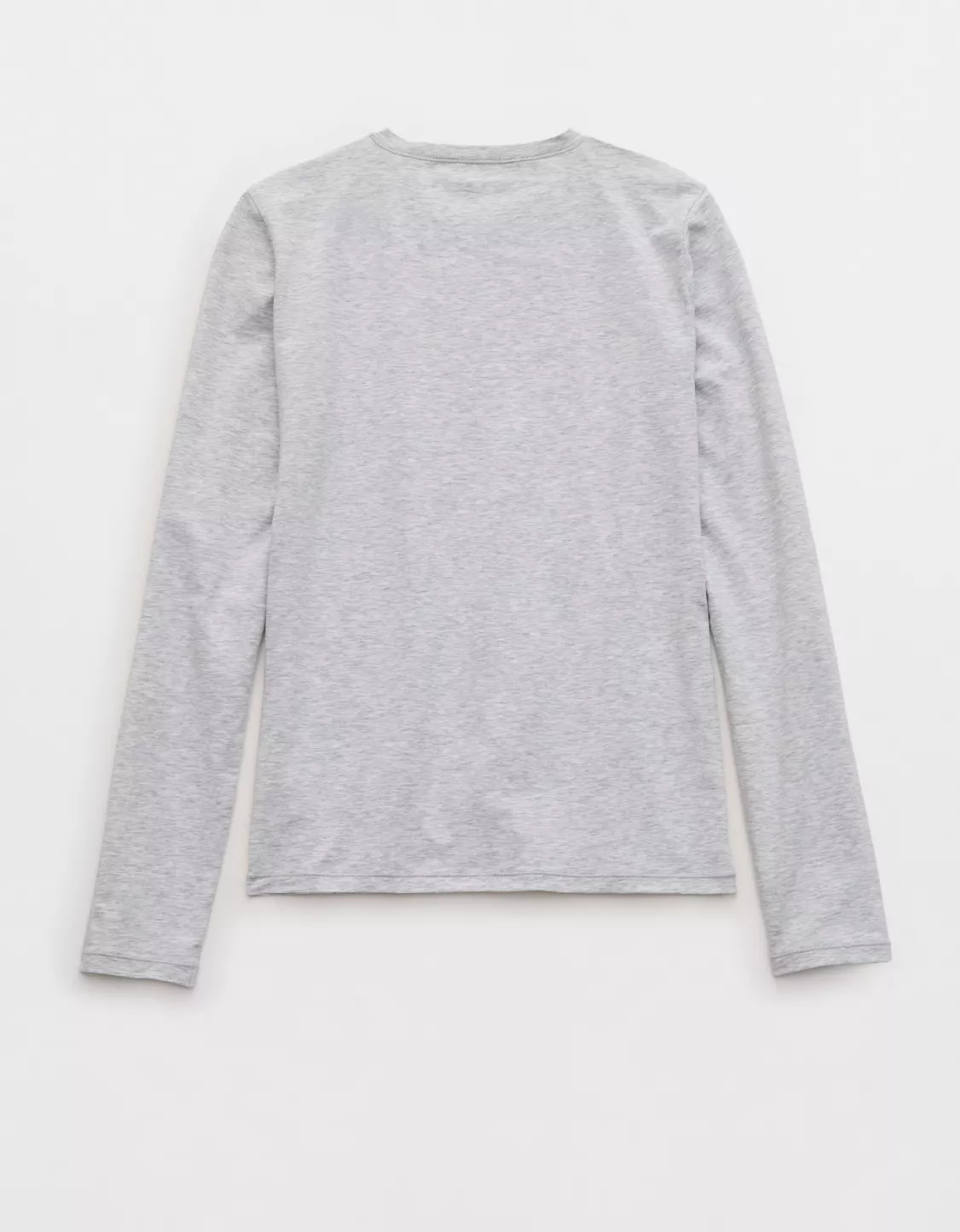 SMOOTHEZ Cotton Blend BESTEES Long Sleeve Crew T-Shirt | Aerie