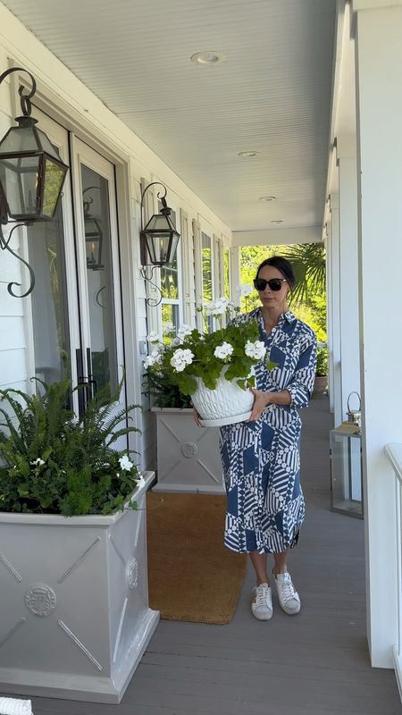 Front porch reel with my favorite anthro dress and flowers! 



#LTKstyletip #LTKhome #LTKSeasonal