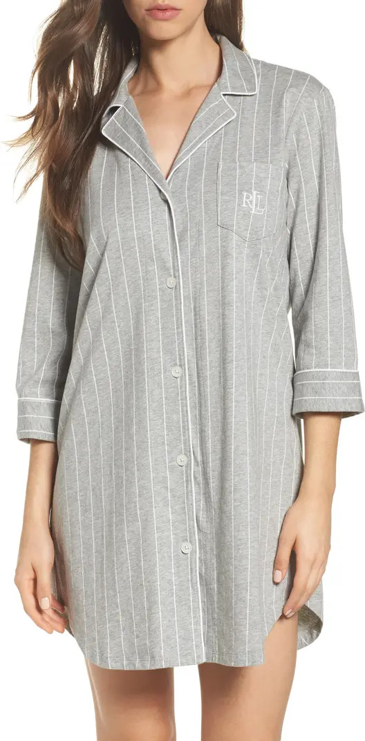 Cotton Jersey Sleep Shirt | Nordstrom