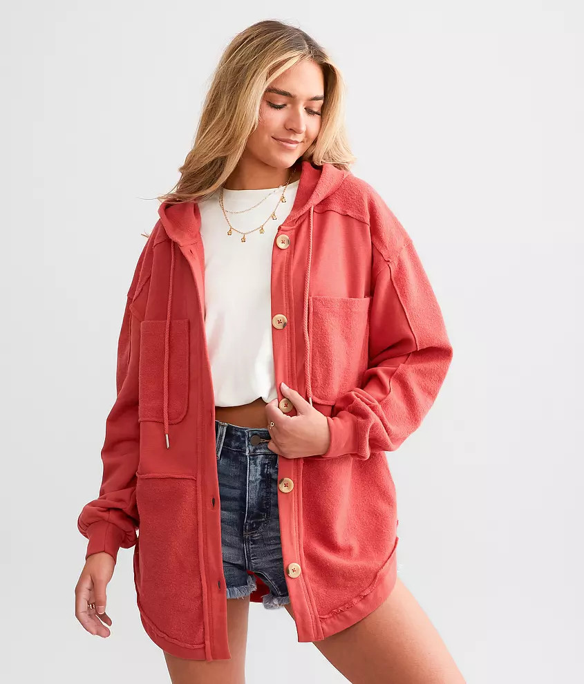 Boyfriend Hooded Jacket | Buckle