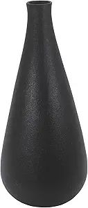 Gemseek 8.5 Inch Bud Vase for Flowers, Black Ceramic Single Flower Vase for Indoor Home Decor Tab... | Amazon (US)