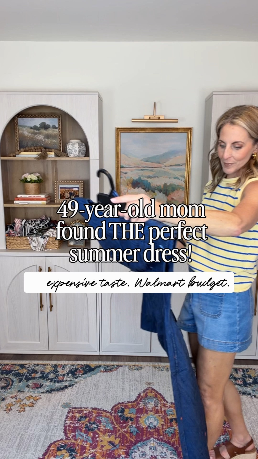 Hello! Follow + Comment NEW, and I’ll send you the link to this embroidered Free Assembly dress that honestly looks so much more expensive than it is. 

The little details completely sold me from the pleated shoulders to the pin tuck waist and the prettiest embroidery throughout. It’s one of those easy throw-on dresses that instantly looks styled for summer dinners, vacation nights, teacher events, church, all the things. Wearing an XS for reference.

#walmartfashion without looking like Walmart lately 👏

Walmart fashion, Free Assembly dress, summer dress, affordable fashion, embroidered dress, denim dress, Anthropologie look for less, over 40 fashion, fashion over 40, 49 year old mom style, summer outfit ideas, Walmart finds, casual summer style, elevated basics, vacation outfit, teacher style, effortless summer outfits, boutique style for less, affordable summer dresses, feminine summer style