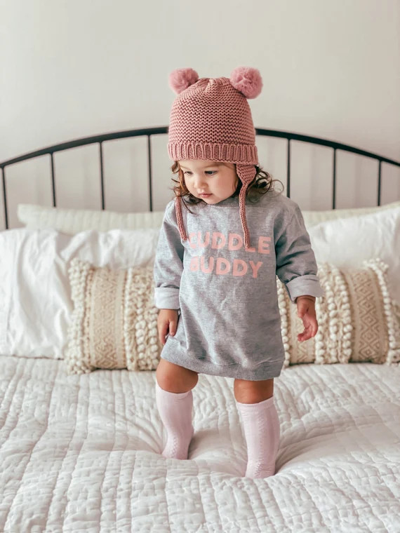 Cuddle Buddy Kids Sweatshirt, Toddler Winter Sweatshirt, Cuddle Weather Kids, Sweater Weather Kid... | Etsy (US)